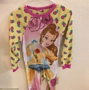 Girl's Disney footie pajamas